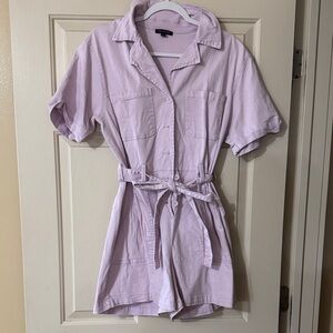Skies Are Blue Light Purple Romper